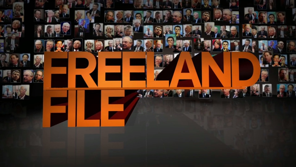“Freeland File” Show Open Template